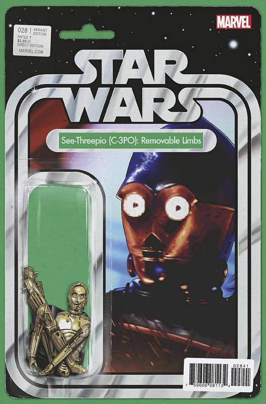 STAR WARS #28 CHRISTOPHER ACTION FIGURE VARIANT