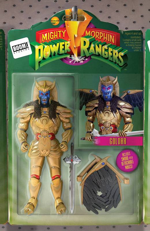 MIGHTY MORPHIN POWER RANGERS #12 UNLOCK ACTION FIGURE VARIANT