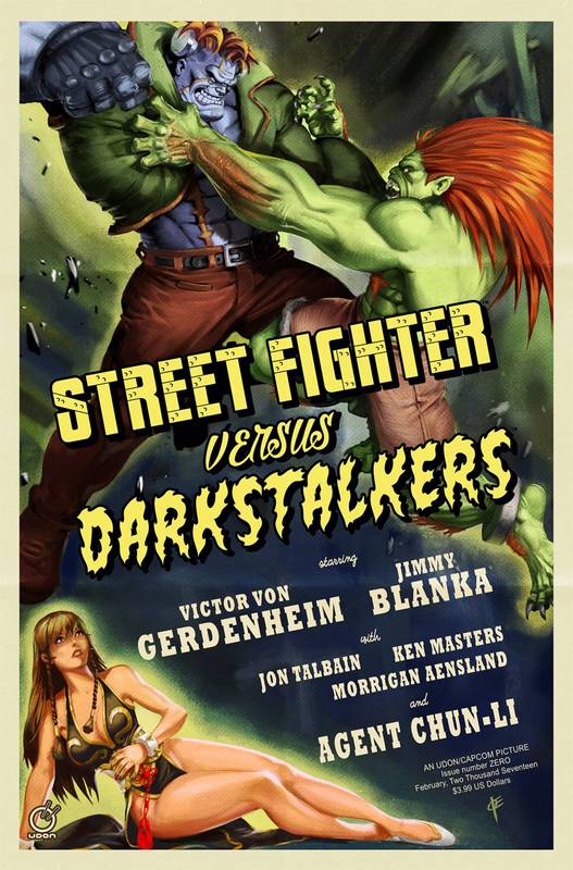 STREET FIGHTER VS DARKSTALKERS #0 CVR C 1:10 COPY VRIENS VARIANT