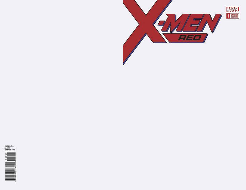X-MEN RED #1 BLANK VARIANT LEG