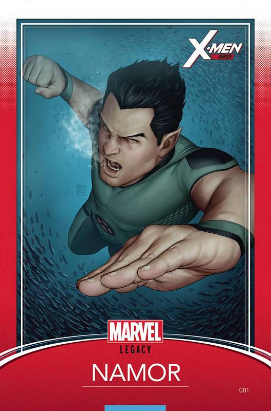 X-MEN RED #1 CHRISTOPHER TRADING CARD VARIANT LEG