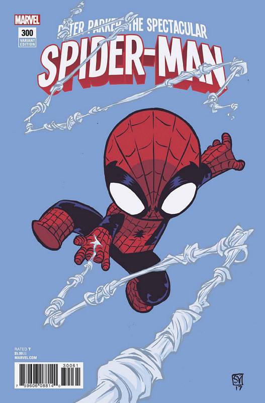 PETER PARKER SPECTACULAR SPIDER-MAN #300 YOUNG VARIANT LEG