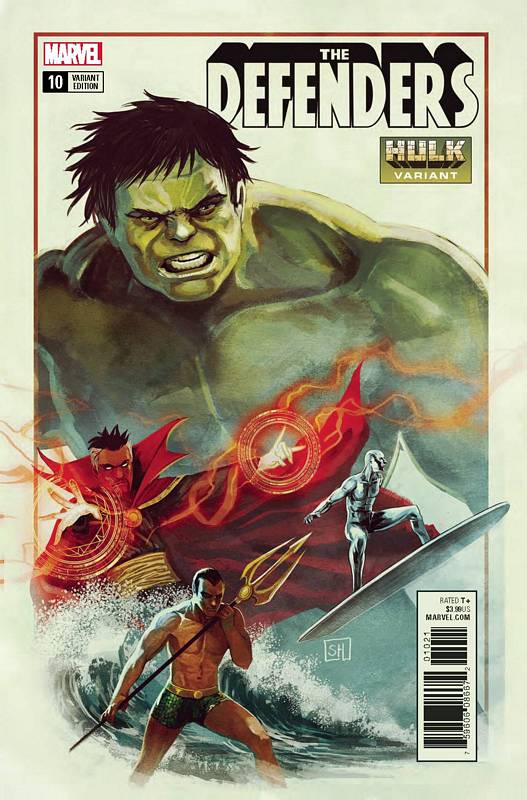 DEFENDERS #10 HULK VARIANT LEG