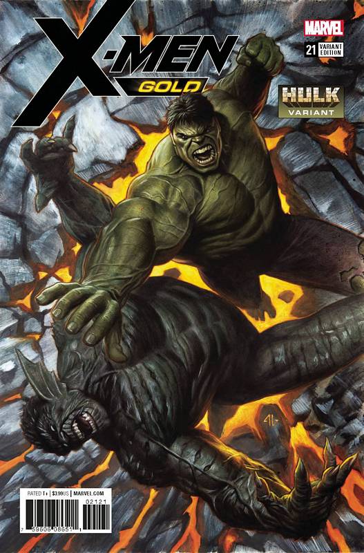 X-MEN GOLD #21 HULK VARIANT LEG