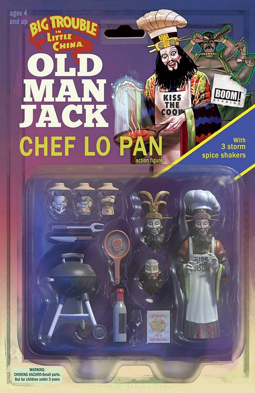 BIG TROUBLE IN LITTLE CHINA OLD MAN JACK #6 SUBSCRIPTION ACTION FIG VARIANT