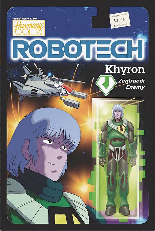 ROBOTECH #7 CVR B ACTION FIGURE VARIANT