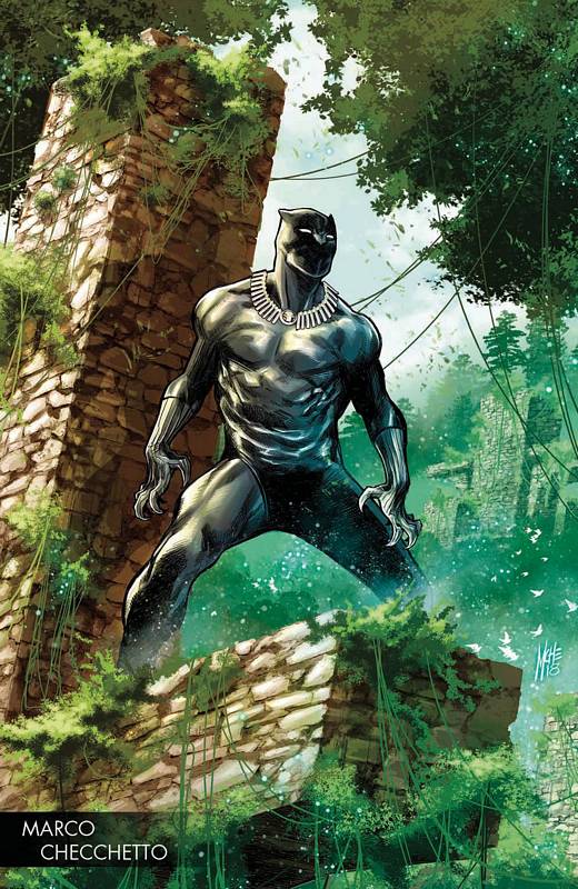 BLACK PANTHER #170 CHECCHETTO YOUNG GUNS VARIANT LEG WW