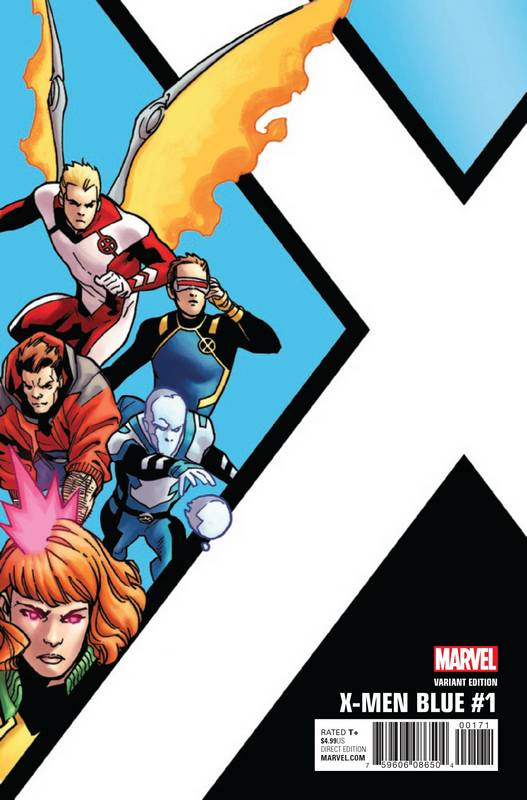 X-MEN BLUE #1 1:10 KIRK CORNER BOX VARIANT