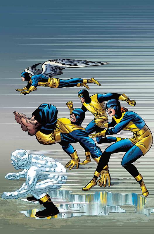 X-MEN BLUE #1 1:10 KIRBY 100TH VARIANT