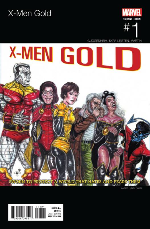 X-MEN GOLD #1 DAVIS HIP HOP VARIANT