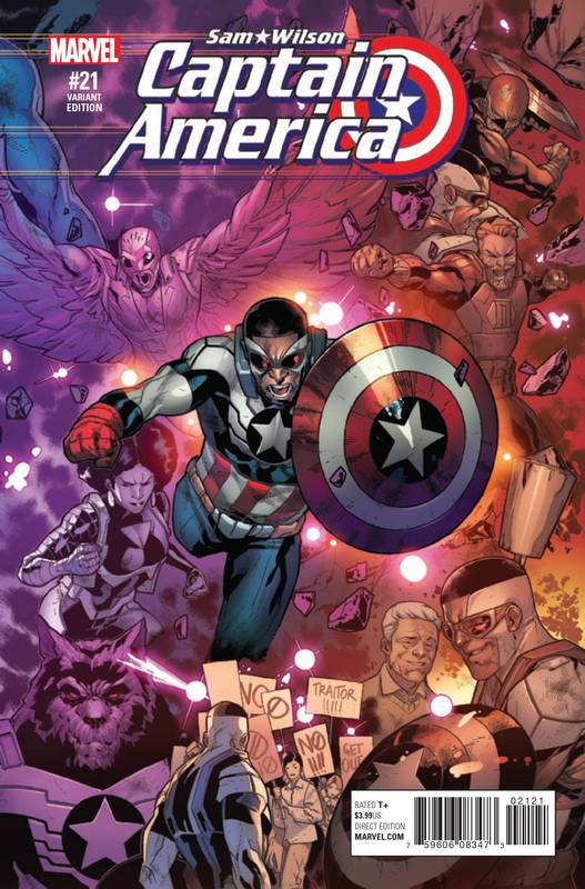 CAPTAIN AMERICA SAM WILSON #21 RB SILVA CONNECTING A VARIANT