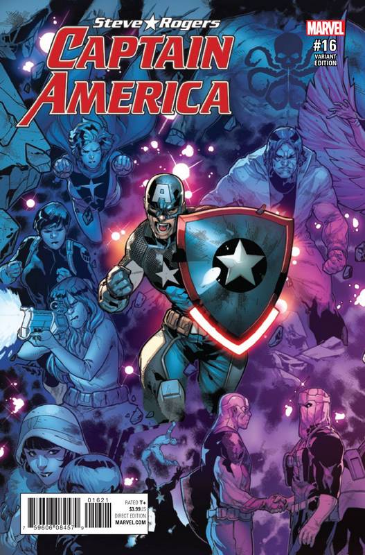 CAPTAIN AMERICA STEVE ROGERS #16 RB SILVA CONNECTING A VARIANT