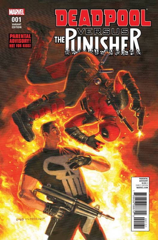 DEADPOOL VS PUNISHER #1 (OF 5) 1:10 B VARIANT