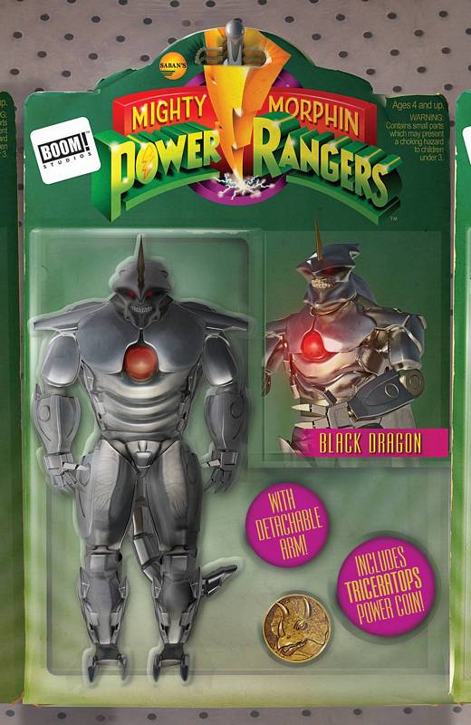 MIGHTY MORPHIN POWER RANGERS #14 UNLOCK ACTION FIGURE VARIANT