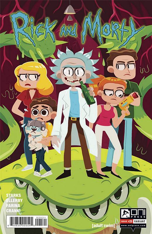 RICK & MORTY #25 INCV VARIANT HUNTING