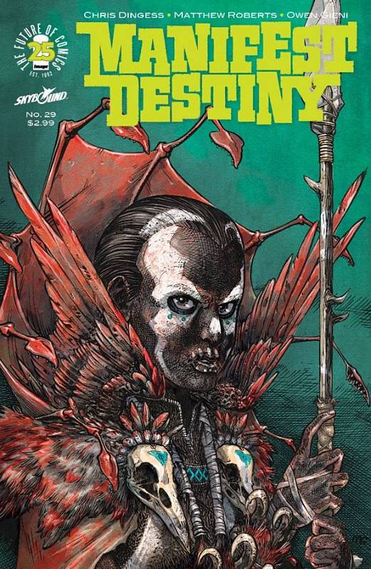 MANIFEST DESTINY #29 CVR B SPAWN MONTH VARIANT (MR)