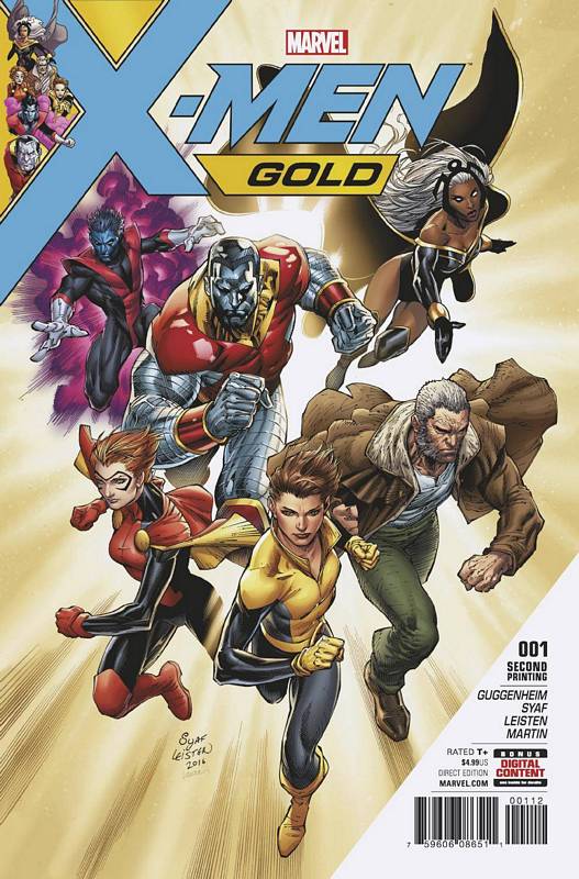 X-MEN GOLD #1 SYAF 2ND PTG VARIANT