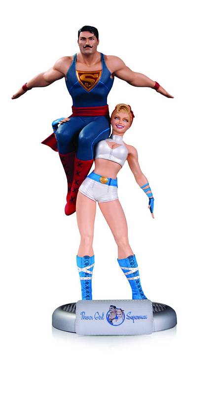 DC COMICS BOMBSHELLS POWER GIRL & SUPERMAN STATUE