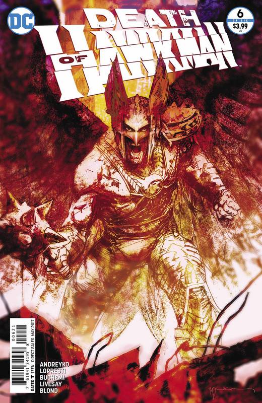 DEATH OF HAWKMAN #6 (OF 6) VARIANT ED