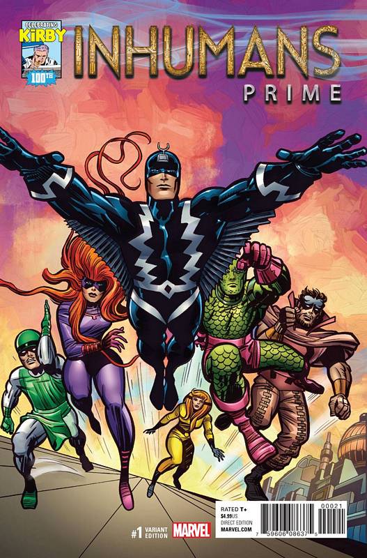 INHUMANS PRIME #1 1:10 KIRBY 100TH VARIANT