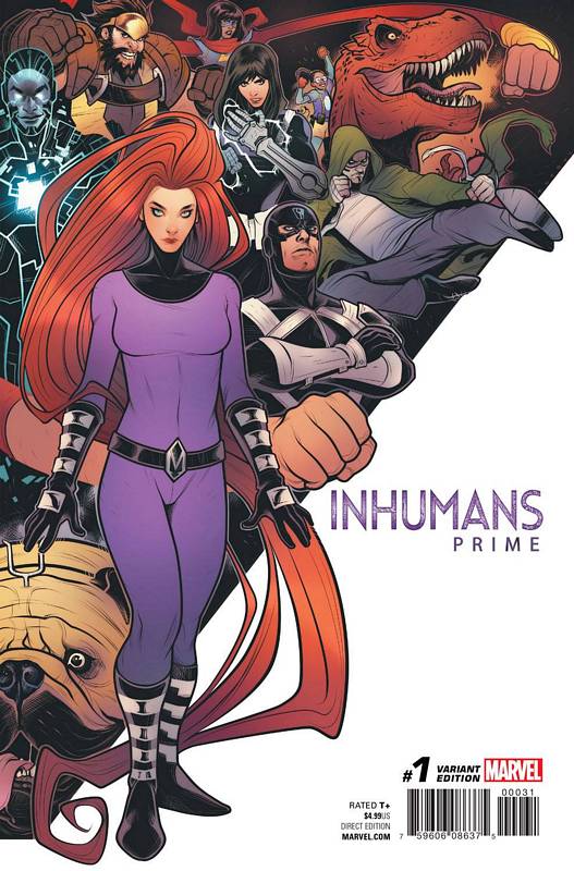 INHUMANS PRIME #1 TORQUE CONNECTING VARIANT