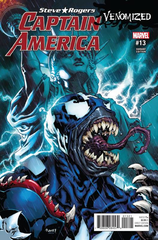 CAPTAIN AMERICA STEVE ROGERS #13 RANEY VENOMIZED VARIANT