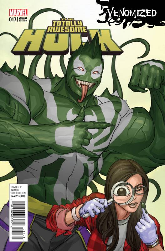 TOTALLY AWESOME HULK #17 CHOI VENOMIZED VARIANT