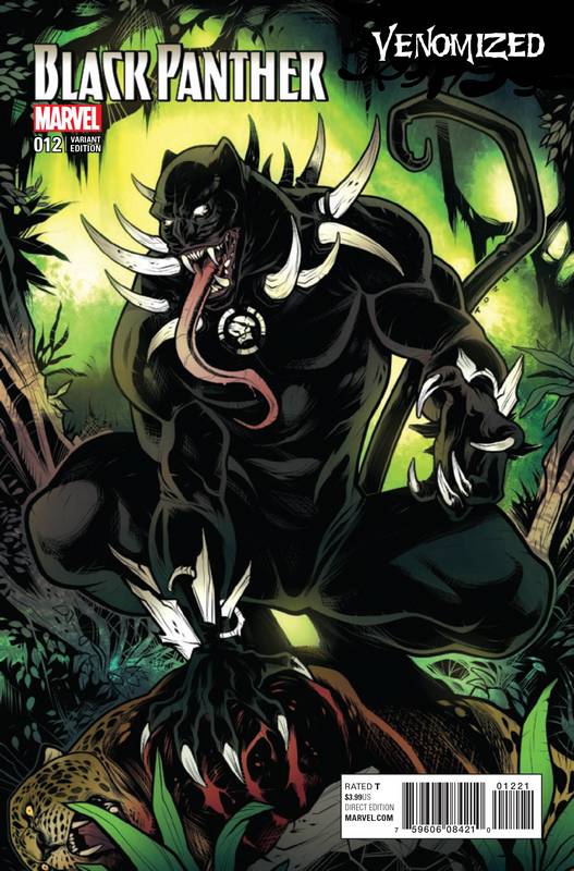 BLACK PANTHER #12 TORQUE VENOMIZED VARIANT