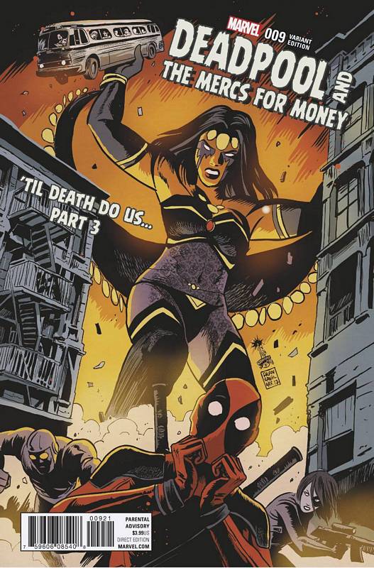 DEADPOOL AND MERCS FOR MONEY #9 FRANCAVILLA POSTER VARIANT