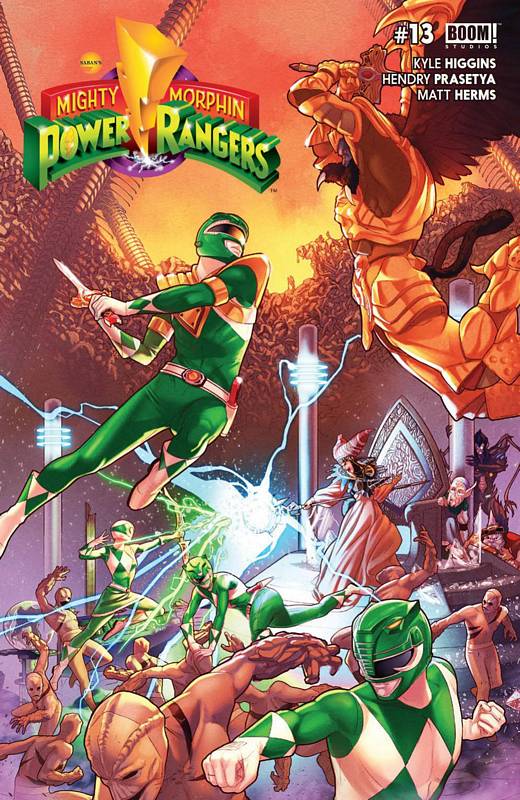 MIGHTY MORPHIN POWER RANGERS #13 MAIN CVR