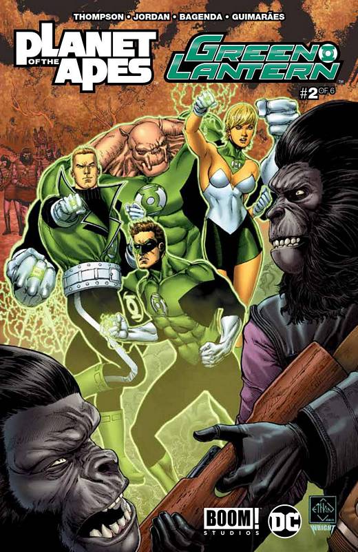 PLANET OF APES GREEN LANTERN #2 MAIN CVR