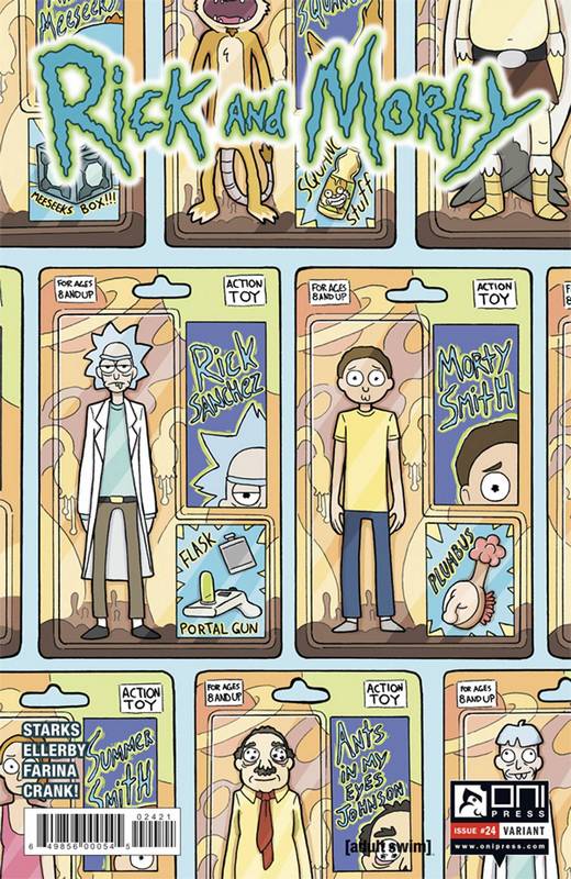 RICK & MORTY #24 INCV VARIANT MONSTER