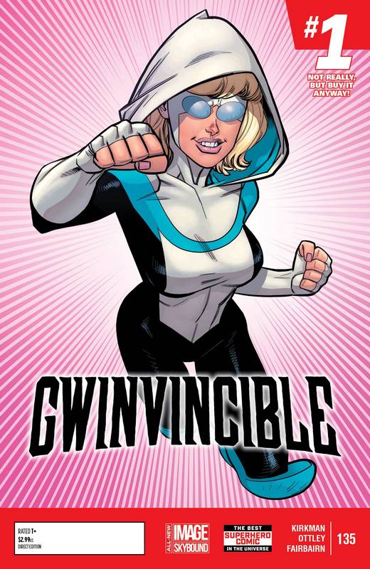 INVINCIBLE #135 BLACK AND WHITE APRIL FOOLS DIAMOND SUMMIT RETAILERS VARIANT