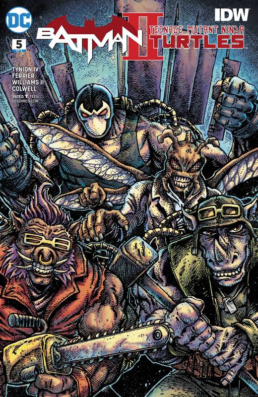 BATMAN TEENAGE MUTANT NINJA TURTLES II #5 (OF 6) VARIANT ED