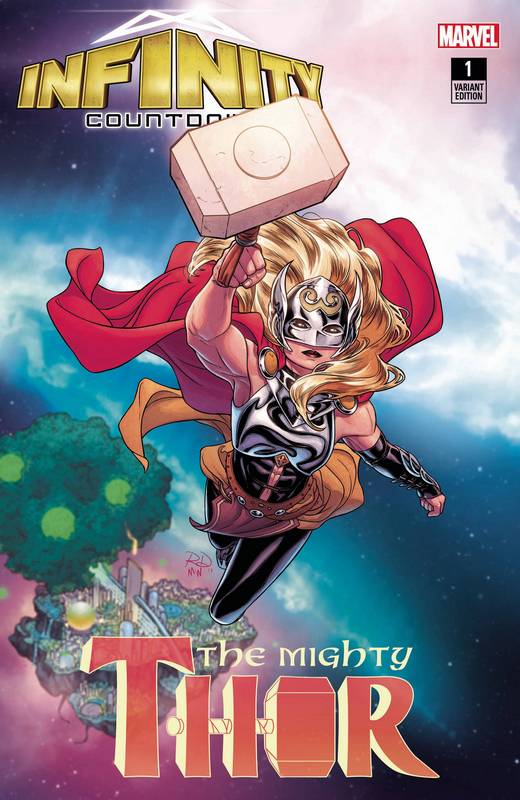 INFINITY COUNTDOWN #1 (OF 5) DAUTERMAN MIGHTY THOR VARIANT LEG