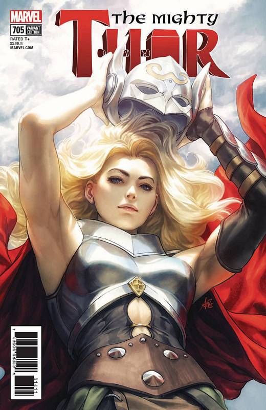 MIGHTY THOR #705 ARTGERM VARIANT LEG