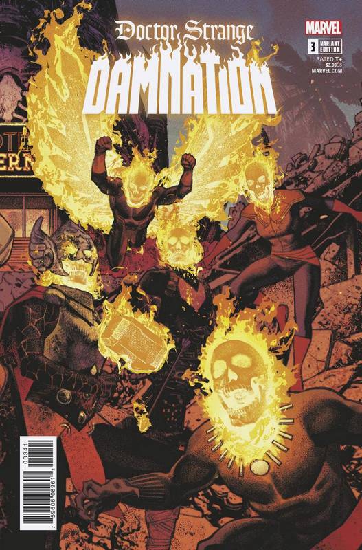 DOCTOR STRANGE DAMNATION #3 (OF 4) SMALLWOOD CONNECTING VARIANT LEG