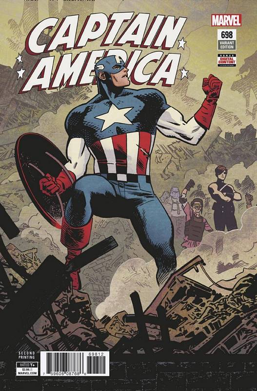 CAPTAIN AMERICA #698 2ND PTG SAMNEE VARIANT LEG