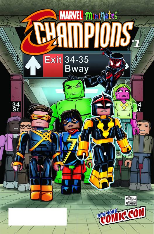 NYCC 2016 NOW CHAMPIONS #1 MINIMATES VARIANT