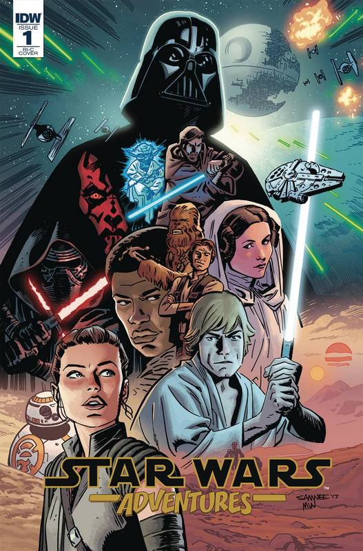 STAR WARS ADVENTURES #1 1:50 COPY VARIANT