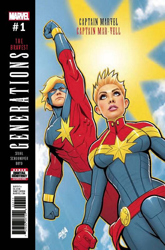 GENERATIONS CAPT MARVEL & CAPT MAR-VELL #1