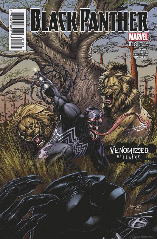 BLACK PANTHER #18 VENOMIZED KLAW VARIANT