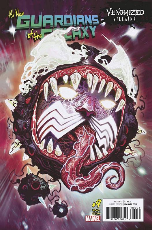 ALL NEW GUARDIANS OF GALAXY #9 VENOMIZED EGO VARIANT