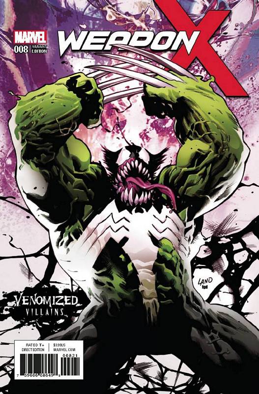 WEAPON X #8 VENOMIZED WEAPON H VARIANT