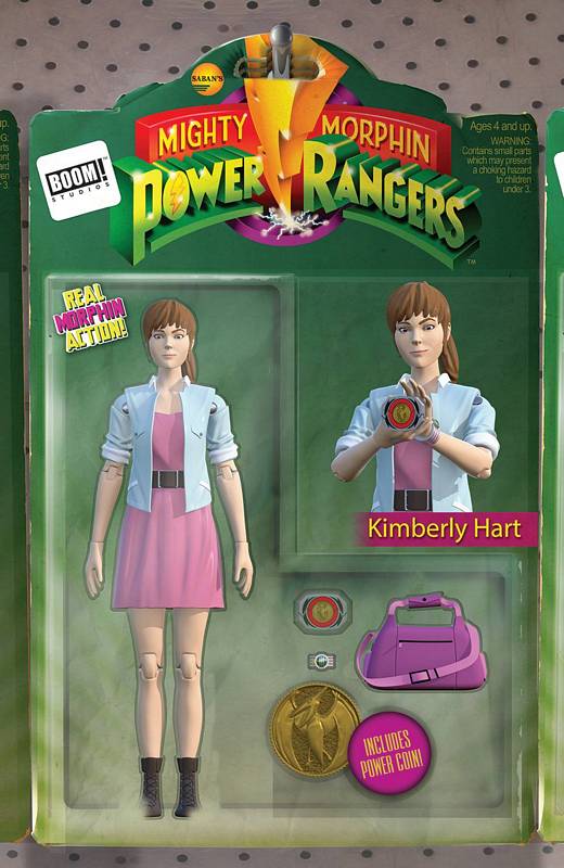 MIGHTY MORPHIN POWER RANGERS #19 UNLOCKABLE ACTION FIGURE VARIANT