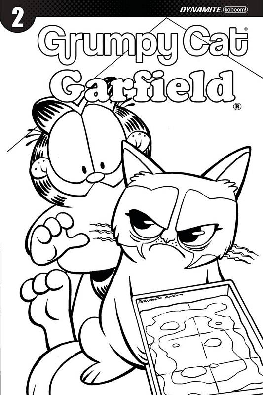 GRUMPY CAT GARFIELD #2 (OF 3) CVR G 1:30 RUIZ VARIANT