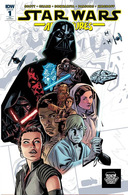 LCSD 2017 STAR WARS ADVENTURES #1 VARIANT