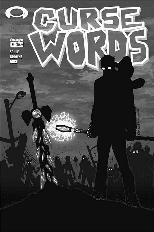 CURSE WORDS #9 CVR D B&W WALKING DEAD #6 TRIBUTE VARIANT (MR)