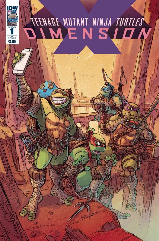 TMNT DIMENSION X #1 CVR B TUNICA