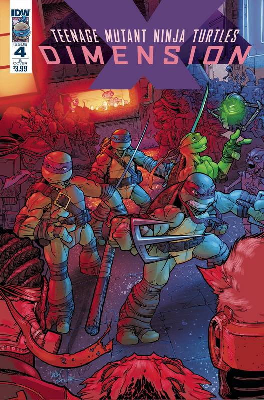 TMNT DIMENSION X #4 CVR B JOHNSON